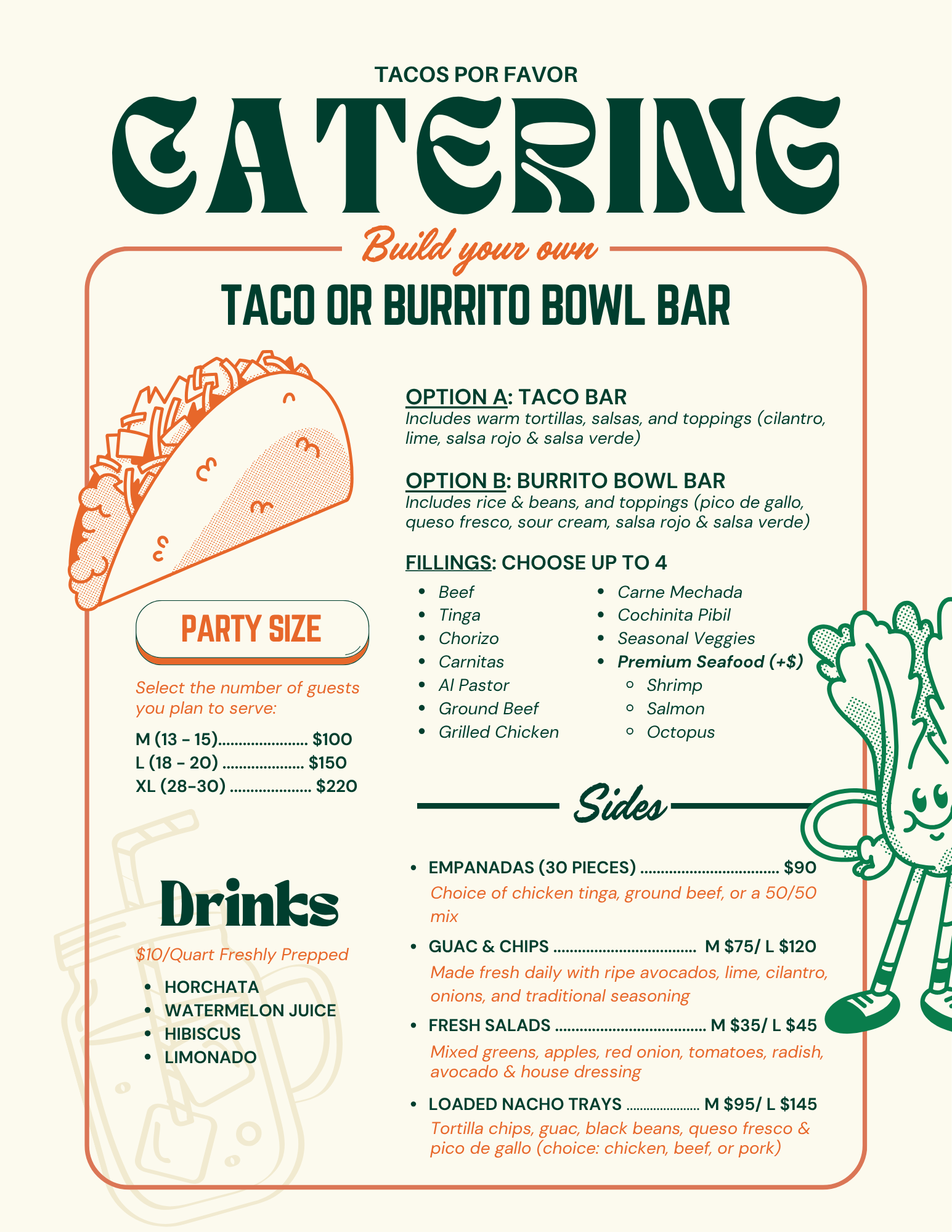 Catering Menu